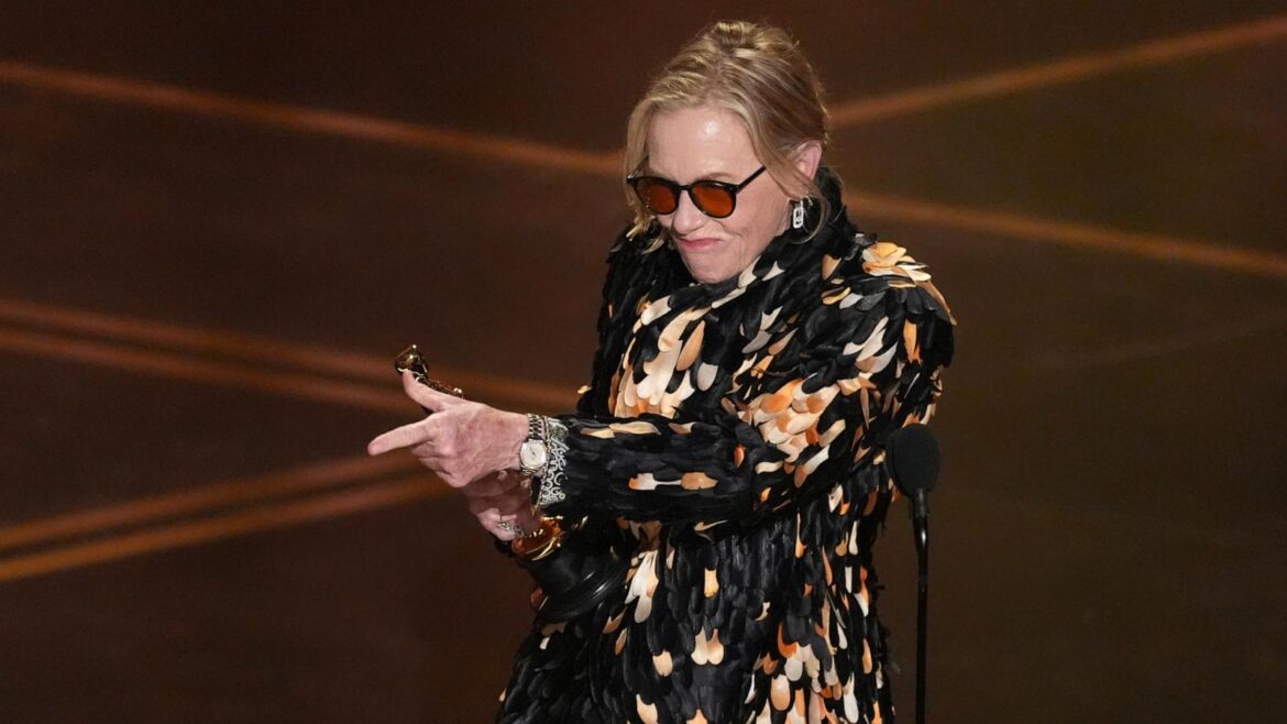 Amy Madigan wins Oscar for best supporting actress in ‘Weapons,’ 40 years after last nomination